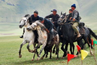 jeux à cheval au kirgizistan