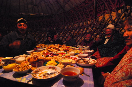 repas kirghize de fête